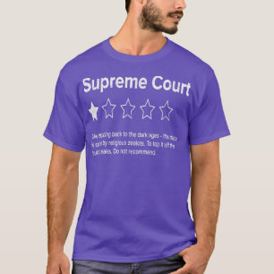Prüfung durch den Obersten Gerichtshof, ein Stern, T-Shirt