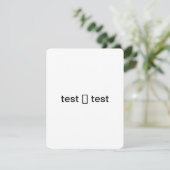 Prüfung Feiertagskarte (Stehend Vorderseite)