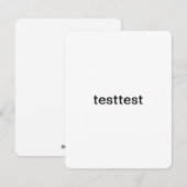 Prüfung Feiertagskarte (Vorne/Hinten)