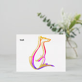 Prüfung Folie Einladungspostkarte (Stehend vorne)