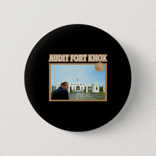 Prüfung Fort Knox Kentucky Gold Funny Donald Button