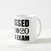Prüfung für die Bar 2020 bestanden Kaffeetasse (VorderseiteRechts)