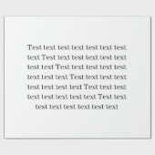 Prüfung Geschenkpapier (Flach)