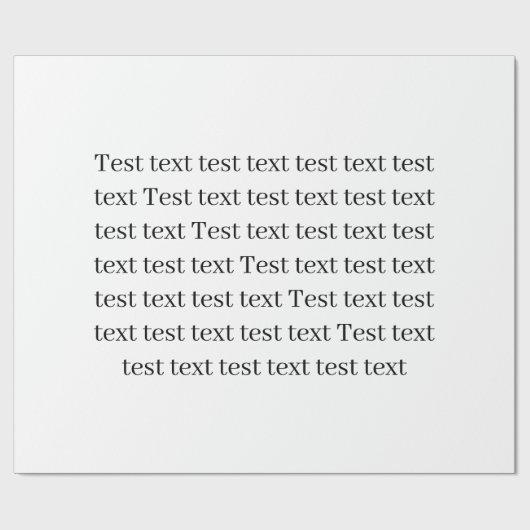 Prüfung Geschenkpapier (Flach)