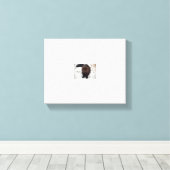 Prüfung Leinwanddruck (Insitu (Holzboden))