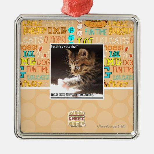 Prüfung owt sunbaff ornament aus metall (Vorne)