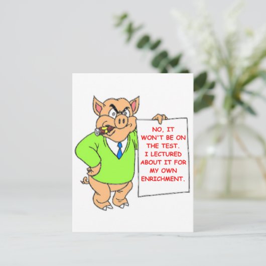 PRÜFUNG POSTKARTE (Stehend Vorderseite)