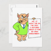 PRÜFUNG POSTKARTE (Vorne/Hinten)