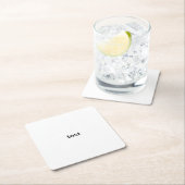 Prüfung Rechteckiger Pappuntersetzer (Vor Ort)