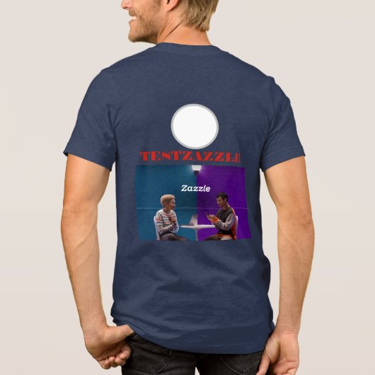 Prüfung Tri-Blend Shirt (Rückseite)