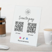 Prüfung von Firmenlogos zur Bezahlung von Qr-Code- Sockelschild (In SItu)