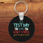 Prüfungen am Testtag Schlüsselanhänger (Vorderseite)