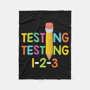 Prüfungen für Tageslehrer 1-2-3 Fleecedecke