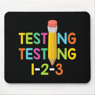 Prüfungen für Tageslehrer 1-2-3 Mousepad