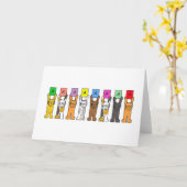 Prüfungs-Erfolg geraden a Karte (Gelbe Blume)