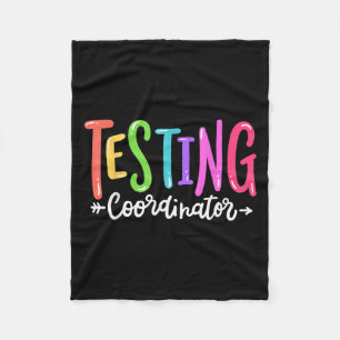 Prüfungs-Koordinator Testtag-Prüfungs-Motivations- Fleecedecke