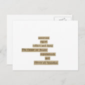 Prüfungsbericht Postkarte (Vorne/Hinten)