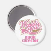 Prüfungsdirektor Pink Gift Magnet (Vorderseite/Rückseite)