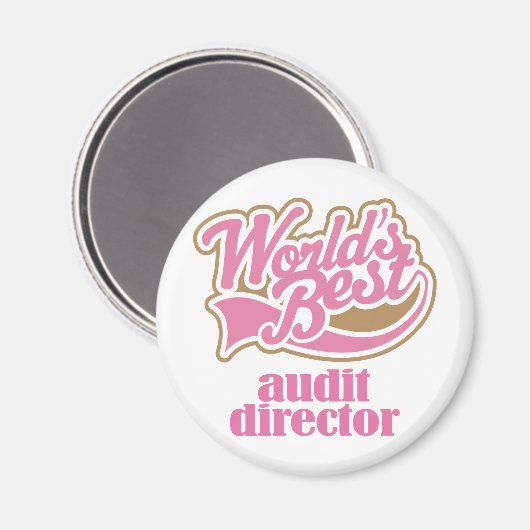 Prüfungsdirektor Pink Gift Magnet (Vorderseite/Rückseite)