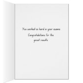 Prüfungsergebnisse Glückwunschkarte (Innen (Rechts))