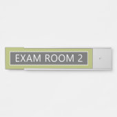 Prüfungsraum Ärztebüro KANN Farbe bearbeiten Türschild (Vorderseite )