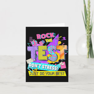 Prüfungstag, Rock den Test, stress dich nicht, mac Karte