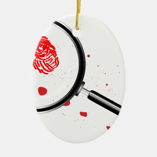 Prufying Glass Keramik Ornament (Vorne)