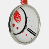 Prufying Glass Ornament Aus Metall (Rechts)