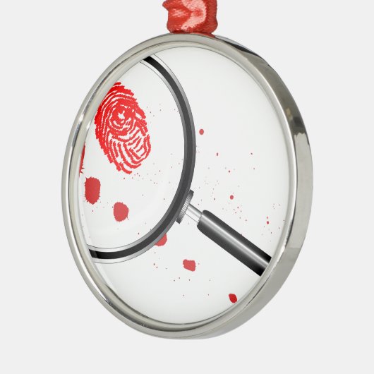 Prufying Glass Ornament Aus Metall (Links)