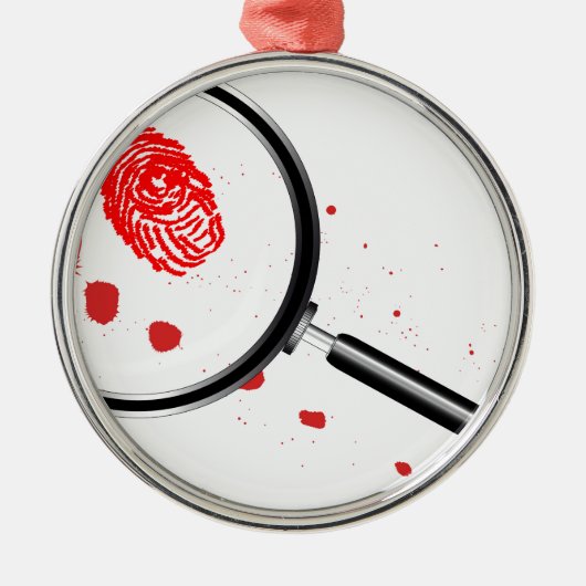 Prufying Glass Ornament Aus Metall (Vorne)