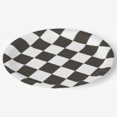 Prüfzeichmuster Pappteller (Schrägansicht)