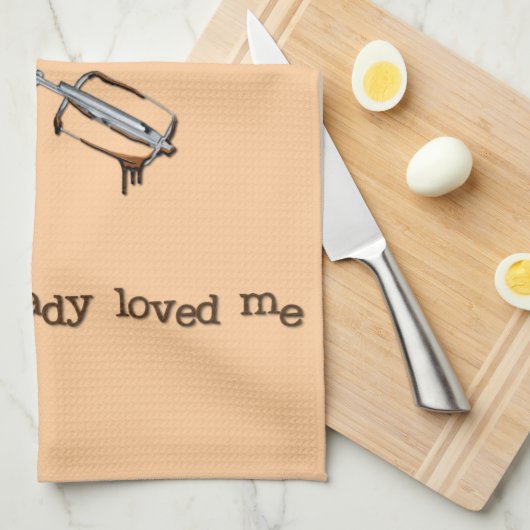 Prügel Küchentuch (Viertel Falte)