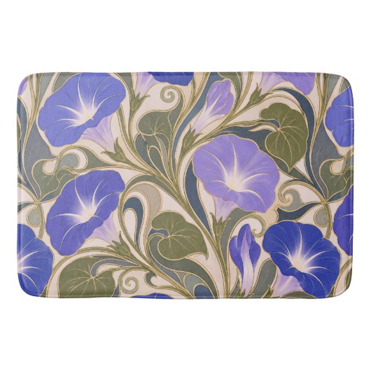 Prunkwinde Art Nouveau Badematte (Vorderseite)