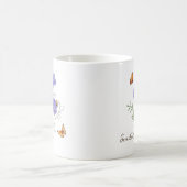 Prunkwinde Geburtsmonatsblume Kaffeetasse (Mittel)