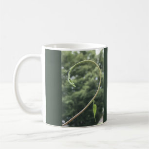 Prunkwinde Ranke und Blatt Kaffeetasse