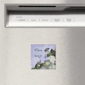 Prunkwinde Sauber Schmutzig Geschirrspüler Magnet (In Situ (Geschirrspüler))