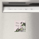 Prunkwinde Sauber Schmutzig Geschirrspüler Magnet (In Situ (Geschirrspüler))