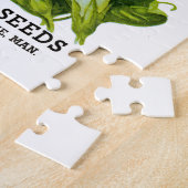Prunkwinde Vintage-Samenpackung Puzzle (Seite)