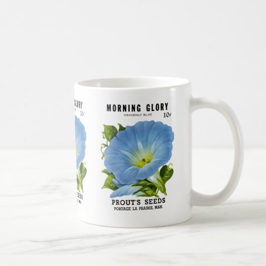 Prunkwinde Vintage-Samenpaket Kaffeetasse (Rechts)
