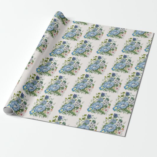 Prunkwinden-Geschenkpapier Geschenkpapier (Ungerollt)