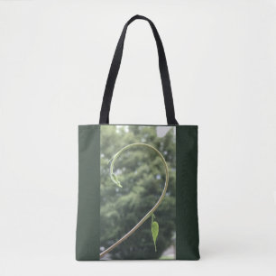 Prunkwindenranke und -blatt tasche