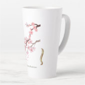 Prunus Serrulata tasse latte (Rechte Ecke)