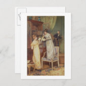 Pry Eyes, 1901 (w/c erhöht mit weiß) Postkarte (Vorne/Hinten)