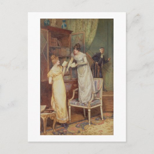 Pry Eyes, 1901 (w/c erhöht mit weiß) Postkarte (Vorderseite)