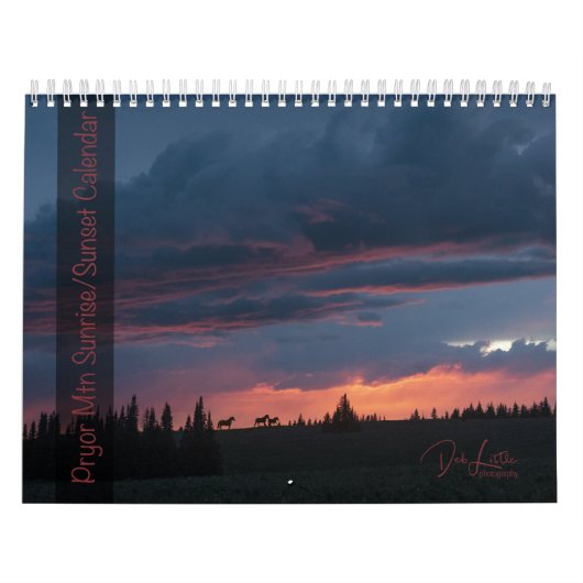Pryor Mountain Sunrise & Sunset Kalender (Titelbild)