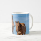 Pryor Mountain Wild Horse Coffee Tasse (VorderseiteRechts)