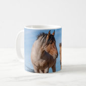 Pryor Mountain Wild Horse Coffee Tasse (Vorderseite Links)