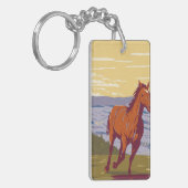 Pryor Mountain Wild Horse Range Schlüsselanhänger (Vorderseite links)