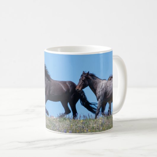 Pryor Mountain Wild Mustang Tasse (VorderseiteRechts)