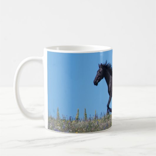 Pryor Mountain Wild Mustang Tasse (Links)